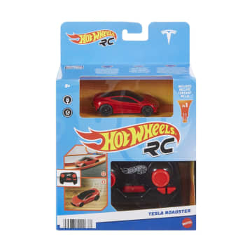 Hot Wheels Rc Tesla Roadster, Échelle 1:64, Véhicule Téléguidé - Imagen 4 de 4