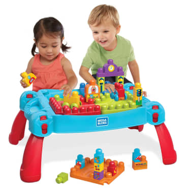 MEGA BLOKS Build 'n Learn Table - Image 1 of 6