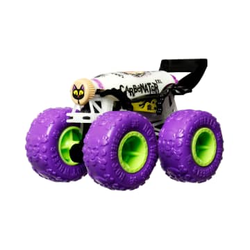 Hot Wheels Monster Trucks Veículo de Brinquedo Carro Surpresa Glow in The Dark Escala 1:64 - Image 1 of 6