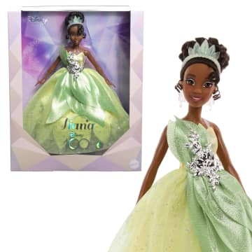 Disney Collector Boneca de Coleção Tiana Exclusiva Celebração 100 Aniversário - Image 1 of 6