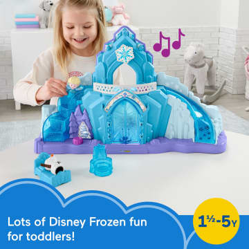 Disney Frozen Elsa's Ice Palace Little People Toddler Musical Playset With Elsa & Olaf Figures - Image 2 of 6