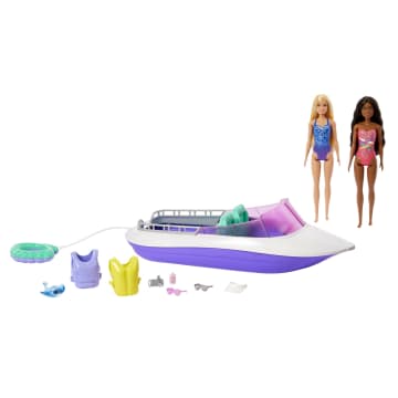 Barbie Mermaid Power Poupées, Bateau et Accessoires - Image 1 of 5