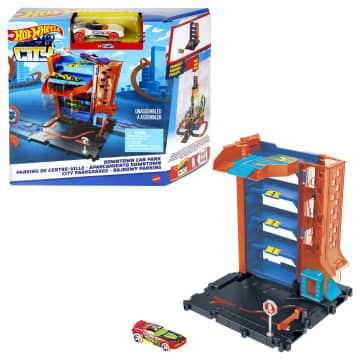 Hot Wheels City Pista de Brinquedo Garage Altura Dupla - Image 1 of 6