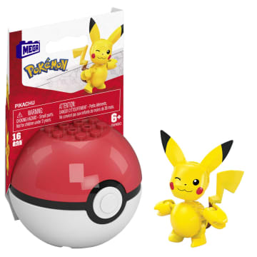 MEGA Pokémon Juguete de Construcción Pokébola Pikachu 25 Aniversario - Image 1 of 5