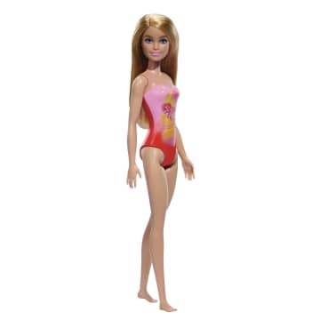 Barbie Fashion & Beauty Muñeca Playa con Traje de Baño Rosa - Image 5 of 5