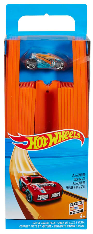 Hot Wheels Track Builder Straight Track With Car - Image 6 of 6