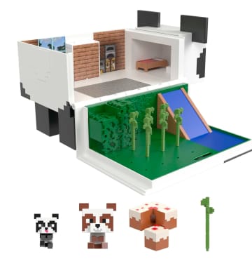 Minecraft-Mini Têtes Modulables-La Maison du Panda-Coffret - Image 4 of 6