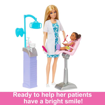 Barbie Careers Dentist Doll And Playset With Accessories, Barbie Toys - Image 5 of 6