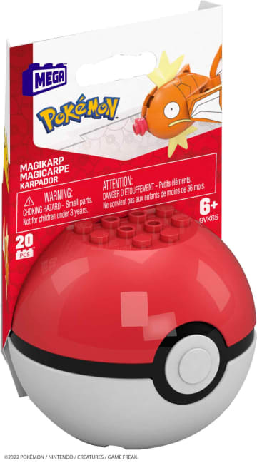 MEGA Pokémon Juguete de Construcción Pokébola Magikarp 25 Aniversario - Image 5 of 5