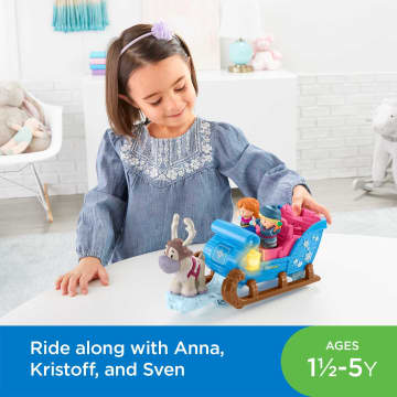 Fisher-Price Disney Frozen Kristoff's Sleigh By Little People - Image 2 of 6