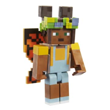 Minecraft Creator Series Figura de Acción Skin con Alas Mariposa Amarilla 3.25
