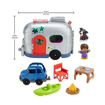 Fisher-Price Little People Veículo de Brinquedo Trailer de Aventuras e Aprendizagem - Image 2 of 4