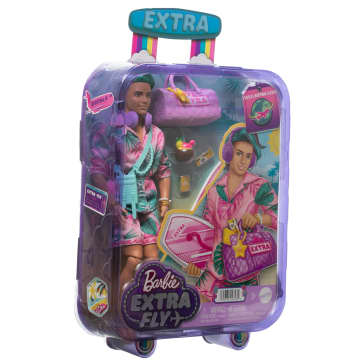 Travel Ken Doll With Beach Fashion Barbie Extra Fly