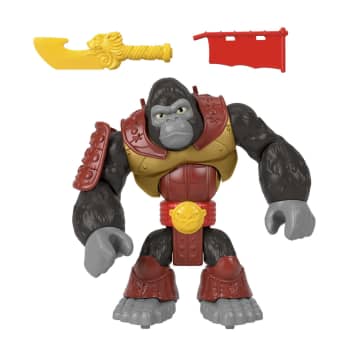 Imaginext Mundo Aventura Figura de Ação Gorila Samurai - Imagen 5 de 6