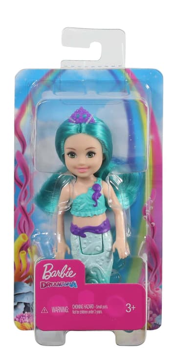 Barbie Fantasía Muñeca Chelsea Sirena Azul - Image 5 of 5