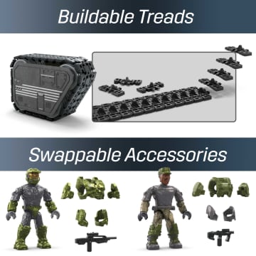 MEGA Halo UNSC Elephant Sandnest Building Kit With 5 Micro Action Figures (2041 Pieces) - Image 4 of 5