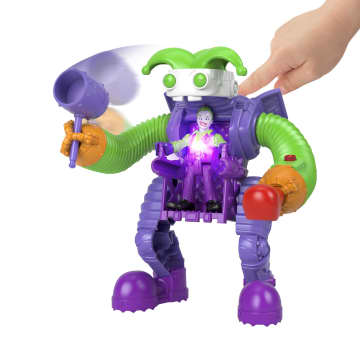 Imaginext DC Super Friends Veículo de Brinquedo Robô de Batalha The Joker - Imagem 4 de 6
