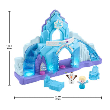 Disney Frozen Elsa's Ice Palace Little People Toddler Musical Playset With Elsa & Olaf Figures - Image 6 of 6