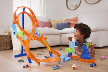 Hot Wheels-Cascade Grand Huit-Coffret 2 Pistes, 1 Voiture Hot Wheels - Image 2 of 6