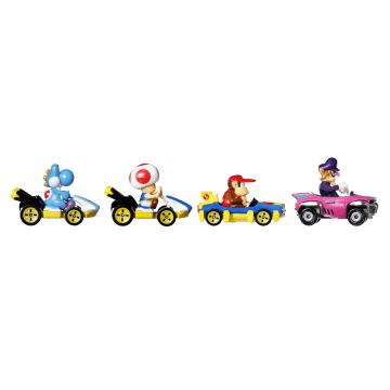 Hot Wheels Coffret de 4 Véhicules Mario Kart - Image 6 of 6