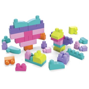 Mega Bloks Sac Rose 80 Briques - Image 3 of 6