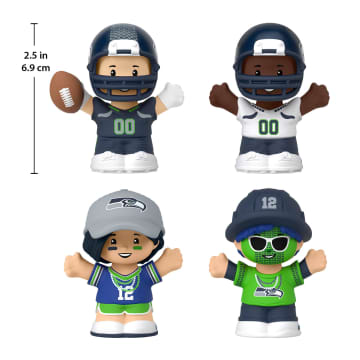 Little People Collector Seattle Seahawks Special Edition Set For Adults & NFL Fans, 4 Figures - Image 2 of 6