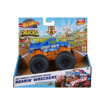 Hot Wheels Monster Trucks Roarin' Wreckers Véhicule Bigfoot - Imagen 4 de 4