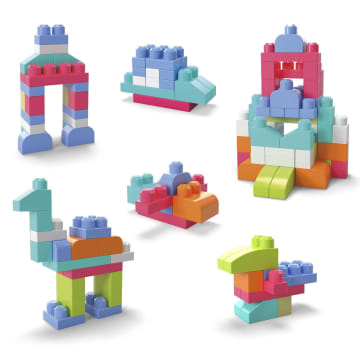 Mega Bloks Jogo de Construção Bolsa de Construção de 60 peças vermelho - Image 4 of 6