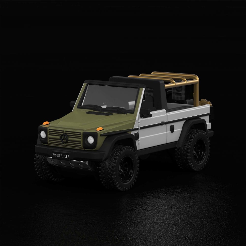 Hot Wheels x Mercedes-Benz Project G-class Past II Future designed