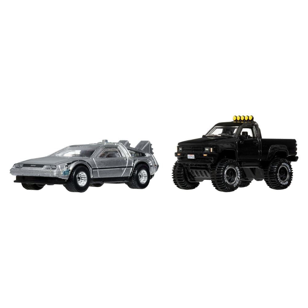 Hot Wheels Premium Car Culture 2-Pack Back to the Future Time