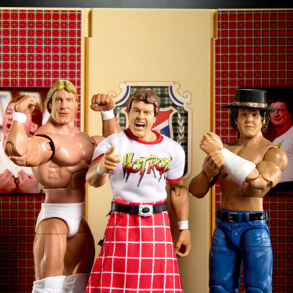 WWE Elite Collection Piper's Pit Set of 3 Action Figures | Mattel