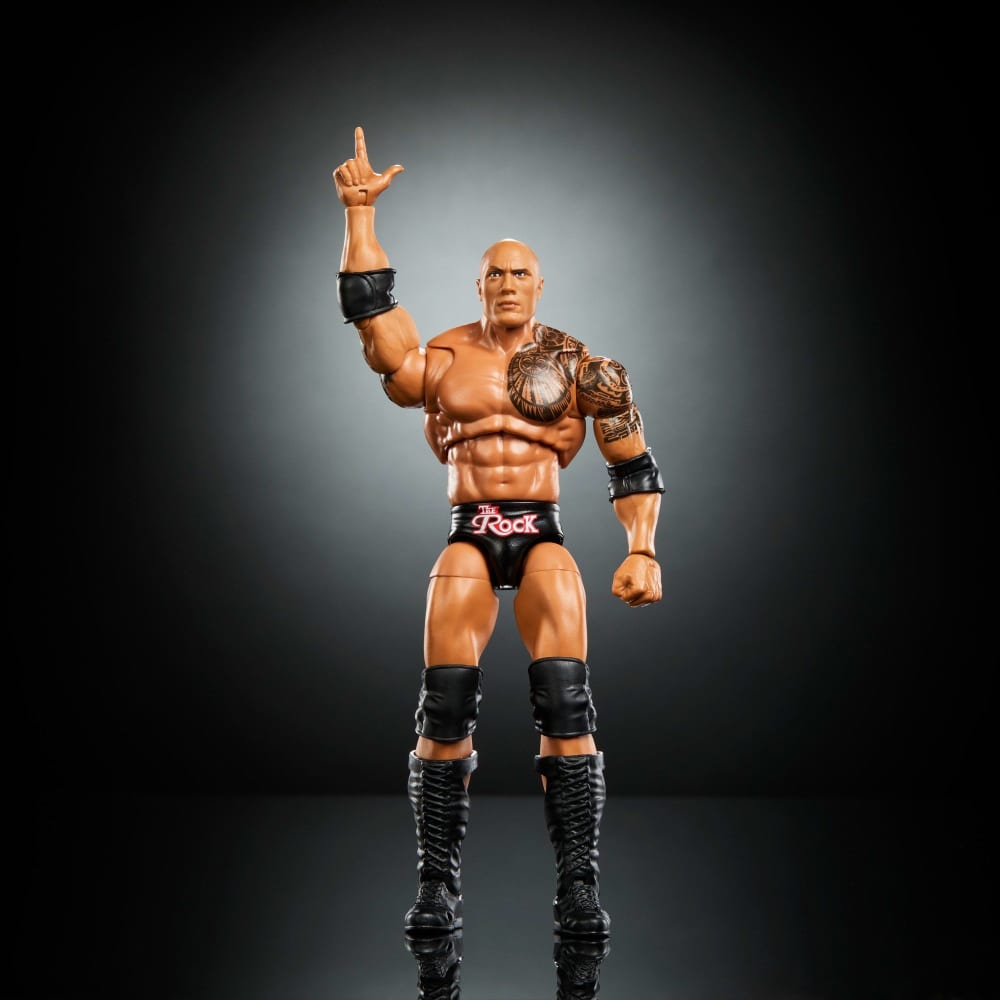 【セール中】 Final boss ROCK フィギュア WWE Ultimate Edition The Rock Final Boss Action Figure | Mattel