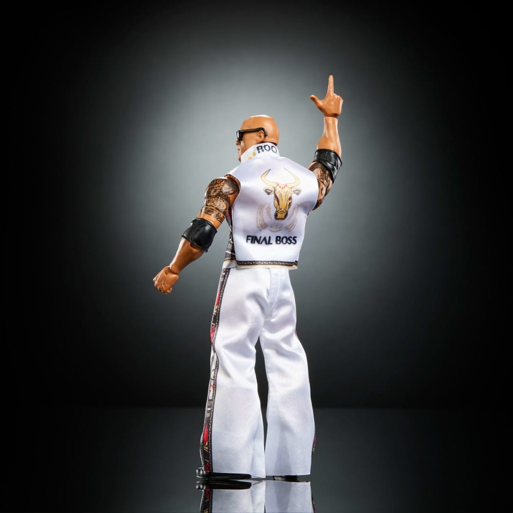 【セール中】 Final boss ROCK フィギュア WWE Ultimate Edition The Rock Final Boss Action Figure | Mattel