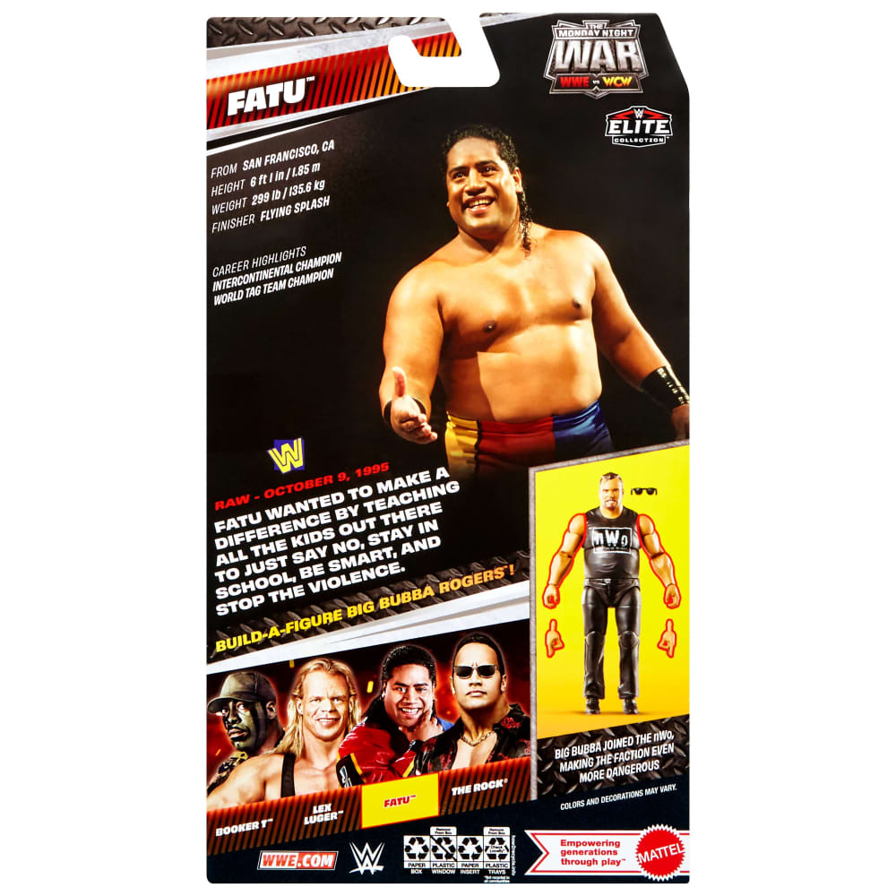 WWE Monday Night War Elite Collection Fatu Action Figure | Mattel