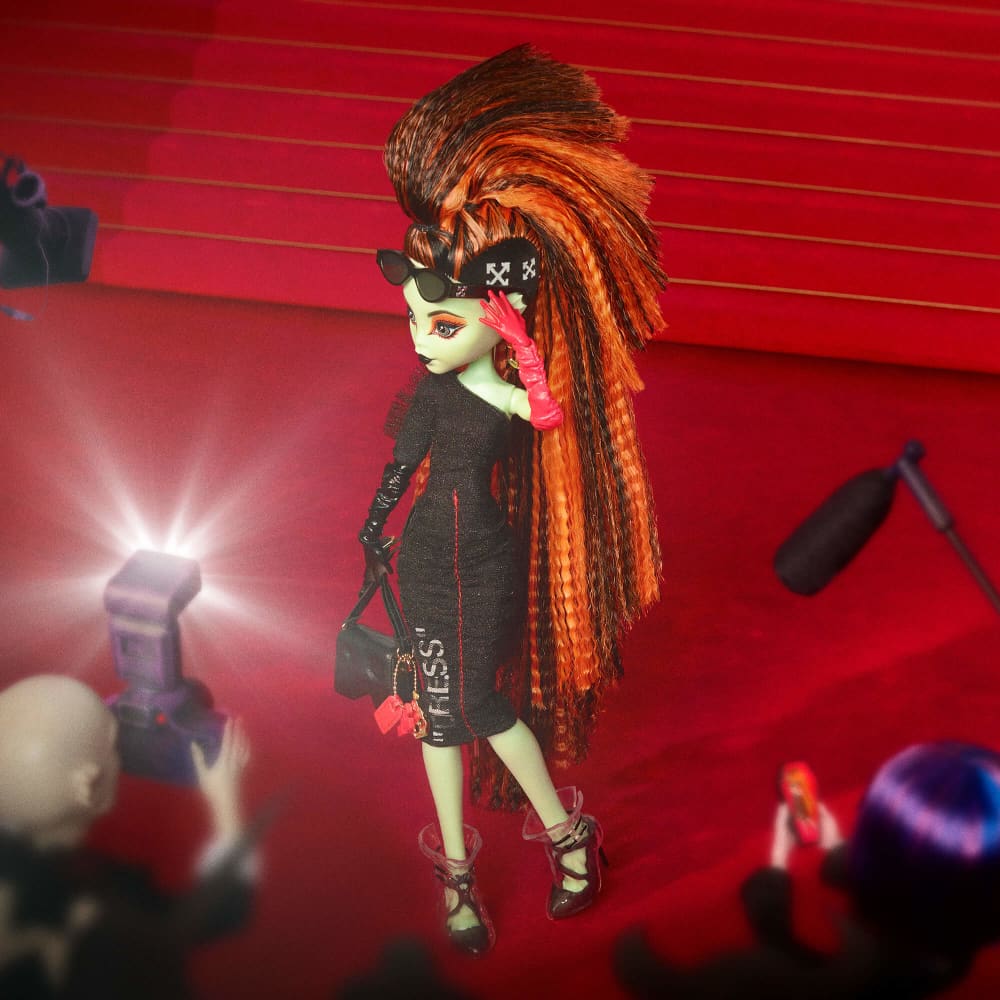 Off-White™ c/o Monster High Electra Melody Doll | Mattel Creations