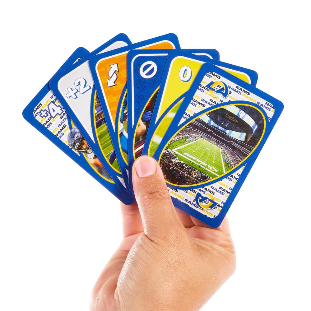 UNO Fandom NFL Los Angeles Rams Game Deck | Mattel Creations