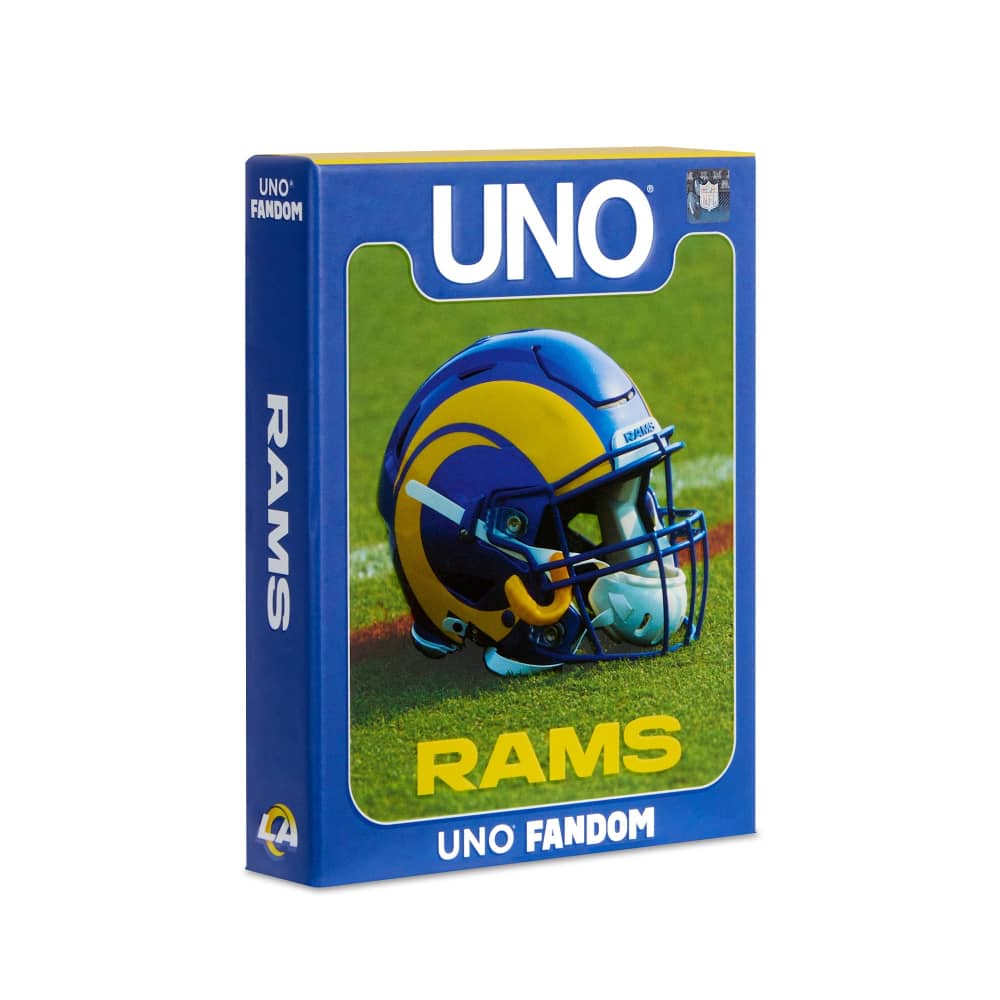 UNO Fandom NFL Los Angeles Rams Game Deck | Mattel Creations