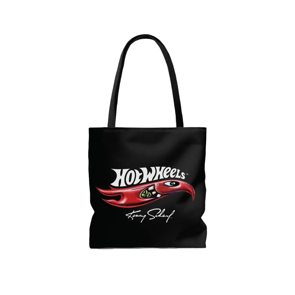 Hot Wheels 10周年記念 トートバッグ Tシャツ テープ セット Hot Wheels x Kenny Scharf Black Tote Bag | Mattel Creations