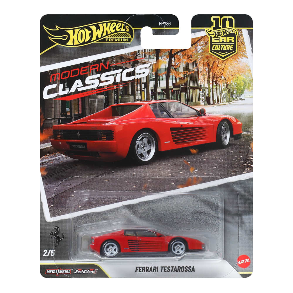 Hot Wheels Premium Car Culture Premium Ferrari Testarossa | Mattel