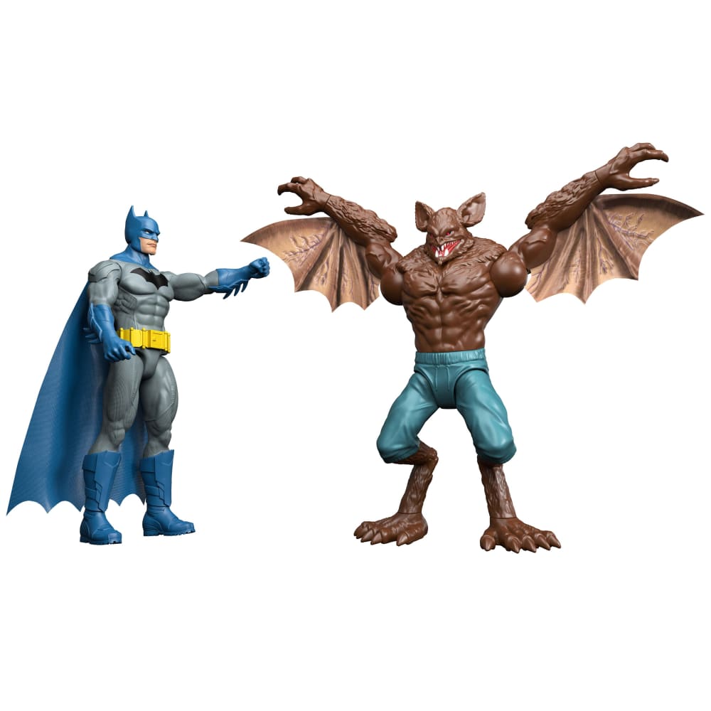 DC Premier Batman & Nightwing Vs Villain Man-Bat 3-Pack Action