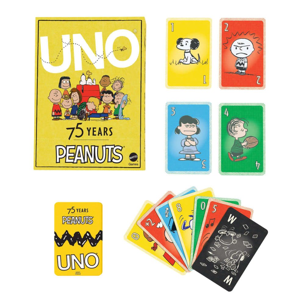 UNO Canvas Peanuts Card Deck | Mattel Creations