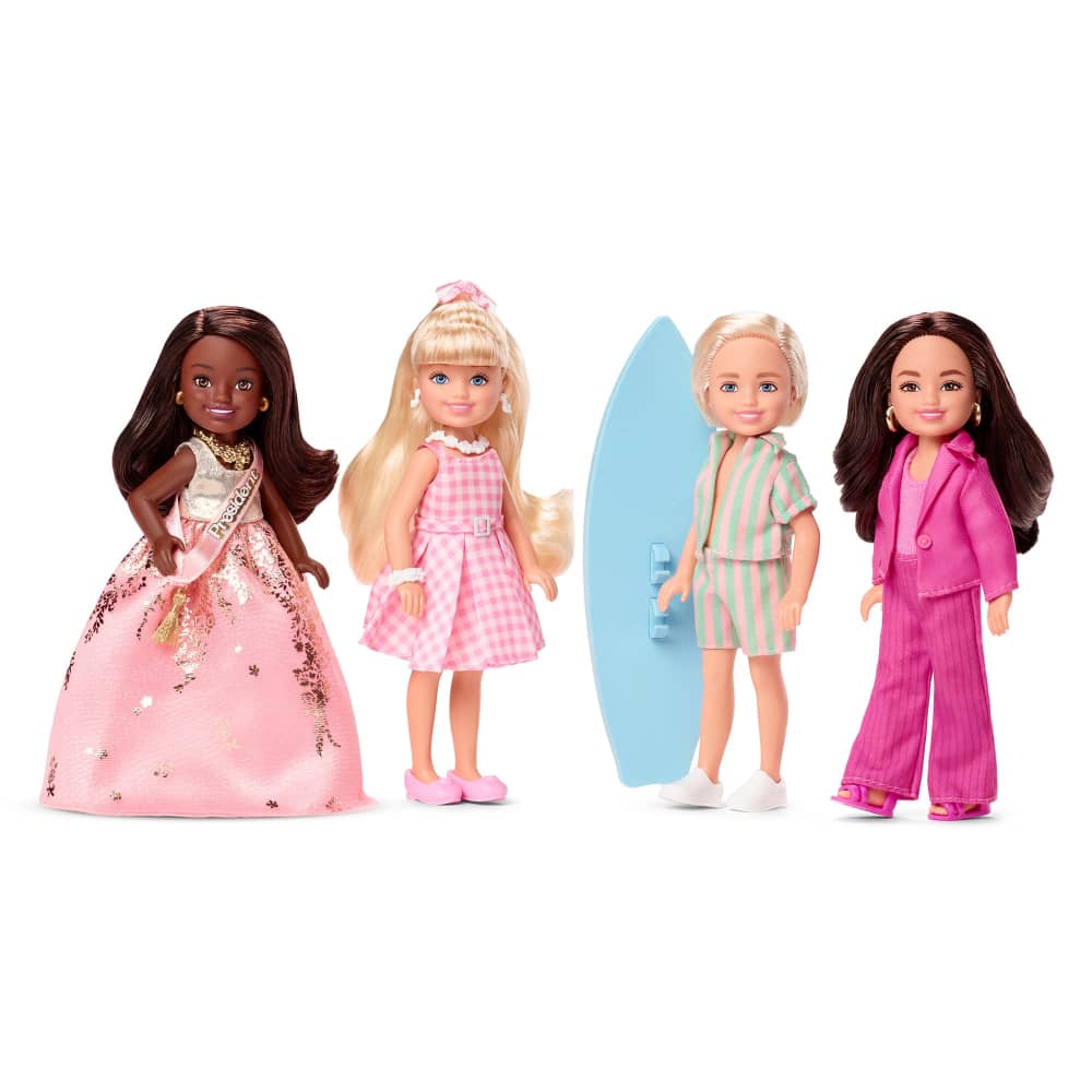 バービー人形　4体 Barbie The Movie Chelsea Small Doll 4-Pack | Mattel Creations