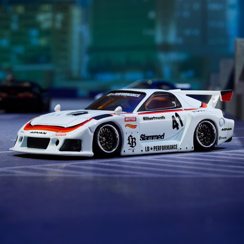 Hot Wheels Elite 64 Mazda RX-7 Liberty Walk | Mattel Creations