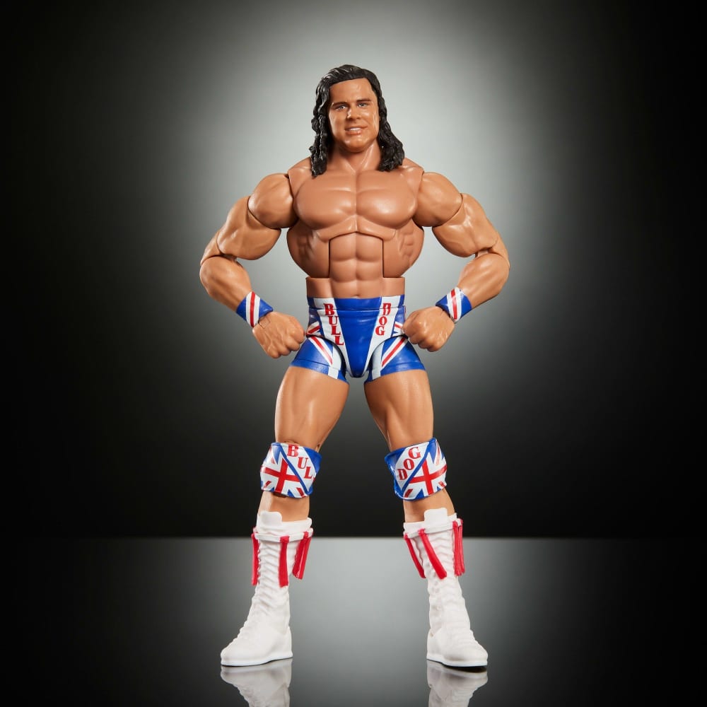 WWE Elite Legends British Bulldog Action Figure | Mattel Creations