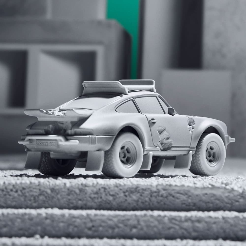 Hot Wheels x Daniel Arsham Eroded Porsche Safari | Mattel Creations
