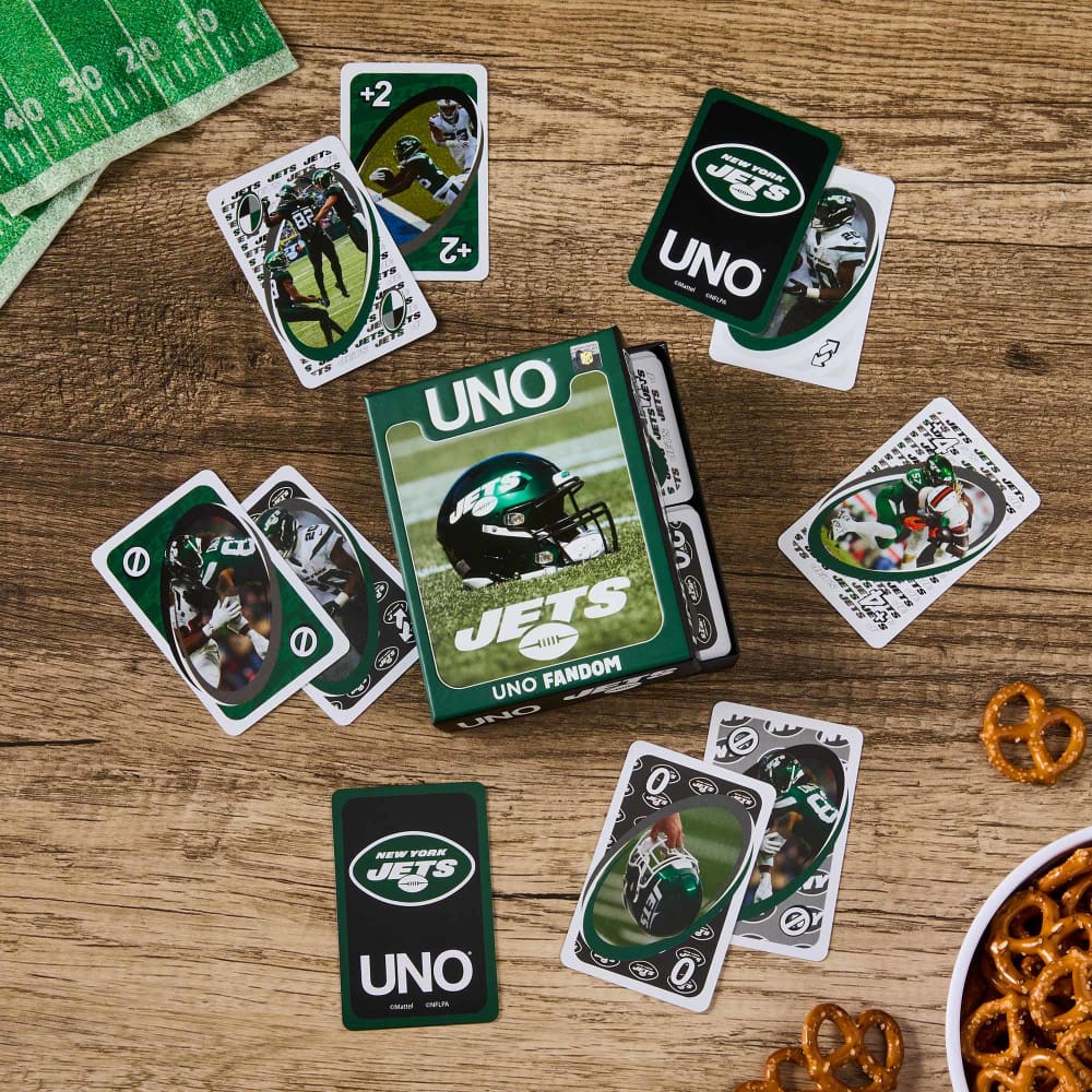 UNO Fandom NFL New York Jets Game Deck | Mattel Creations