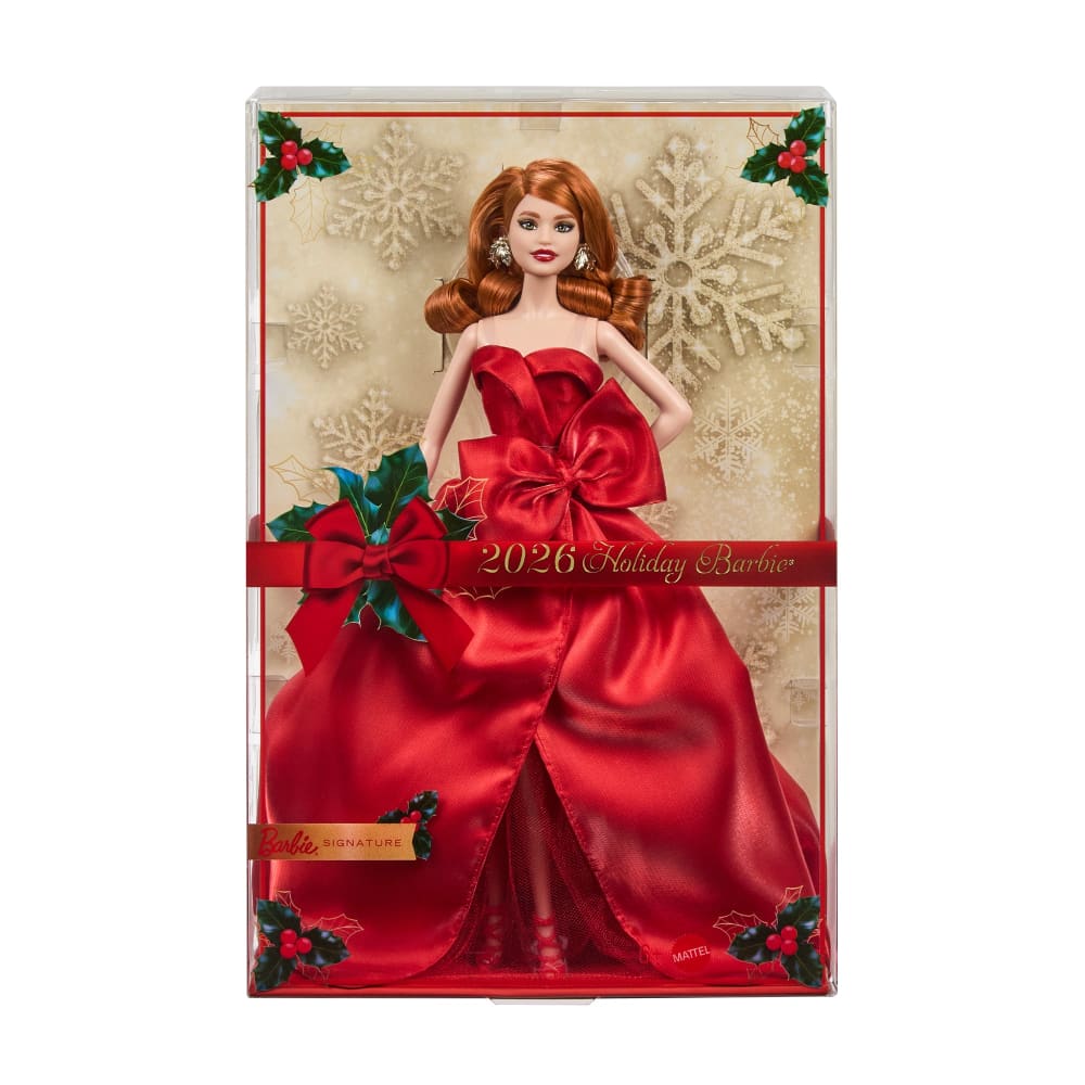 Barbie Signature 2026 Holiday Barbie Doll with Red Hair | Mattel
