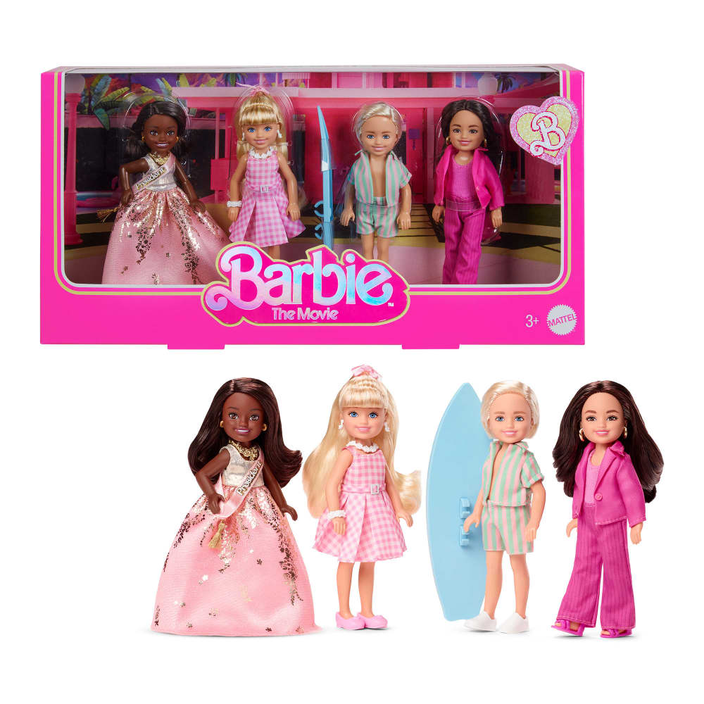 バービー人形　4体 Barbie The Movie Chelsea Small Doll 4-Pack | Mattel Creations
