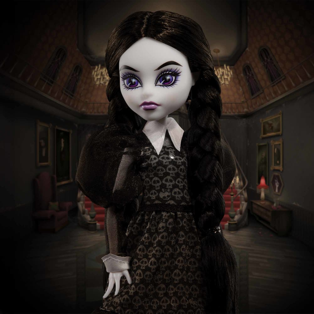The Addams Family Morticia and Wednesday Dolls | Mattel Creations