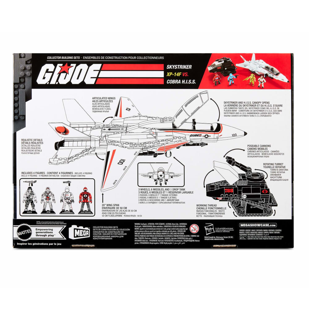 MEGA G.I. JOE Skystriker vs. COBRA H.I.S.S. | Mattel Creations